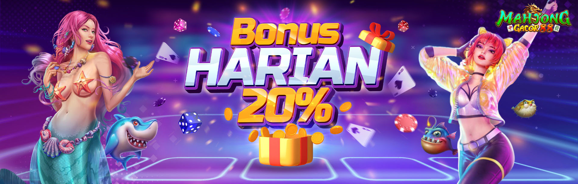 BONUS HARIAN 20%